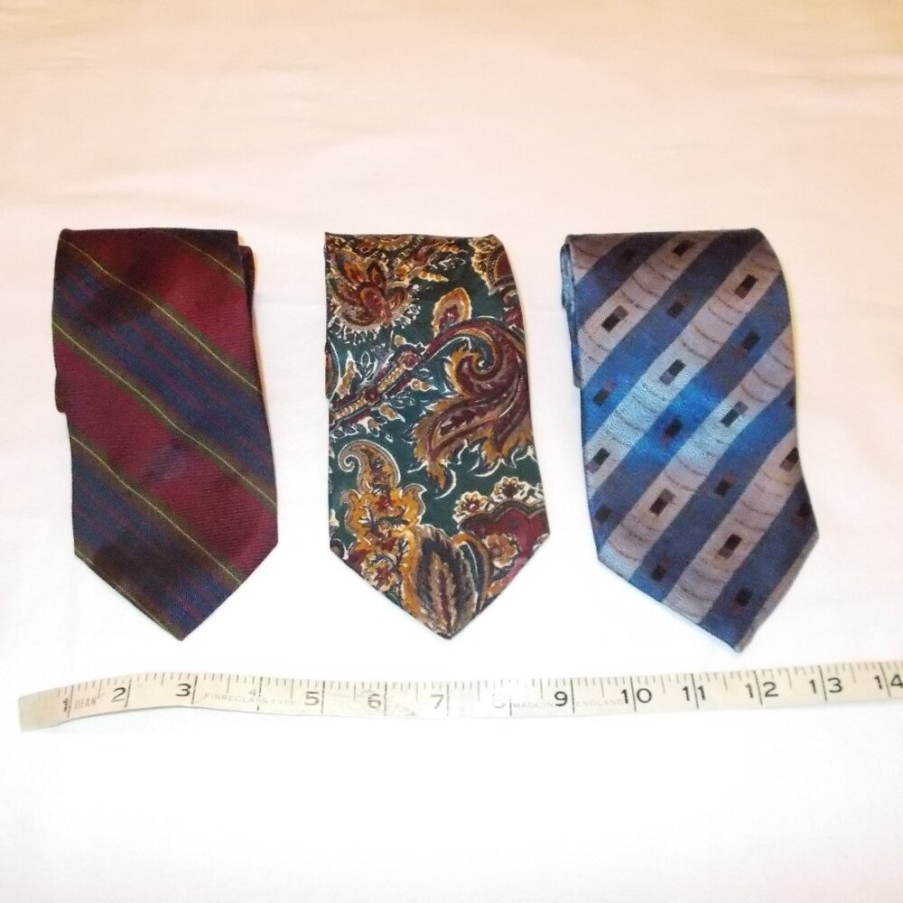 Bundle Of three silk ties